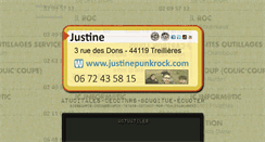 Desktop Screenshot of justinepunkrock.com